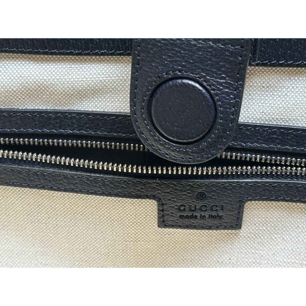 Gucci GG Supreme Web Canvas/Leather Medium Tote Bag Italy 631685 NWOT - Picture 13 of 16